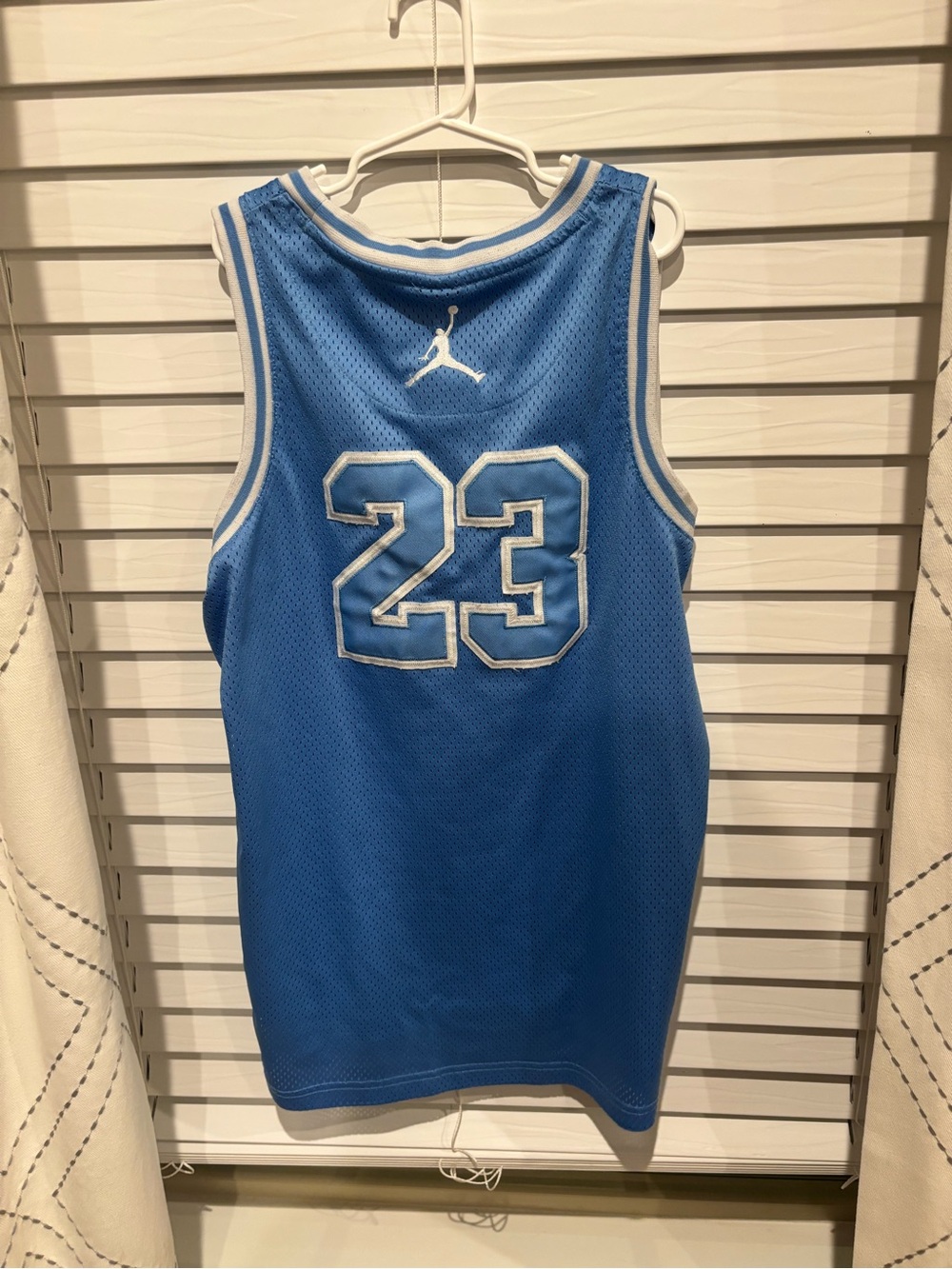 Jordan Blue White #23 Kids Basketball Jersey